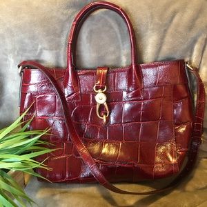 SALE! dooney & bourke croc print bag - authentic